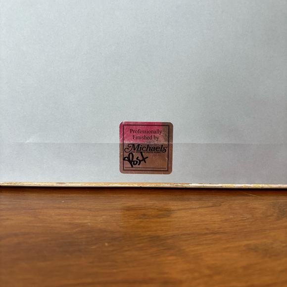 Hollyhock Reflections Schaefer Miles signed Print - Picture 8 of 10